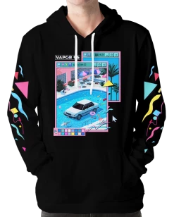 T6 After Party Hoodie -T6 shop AfterParty hoodie front blk