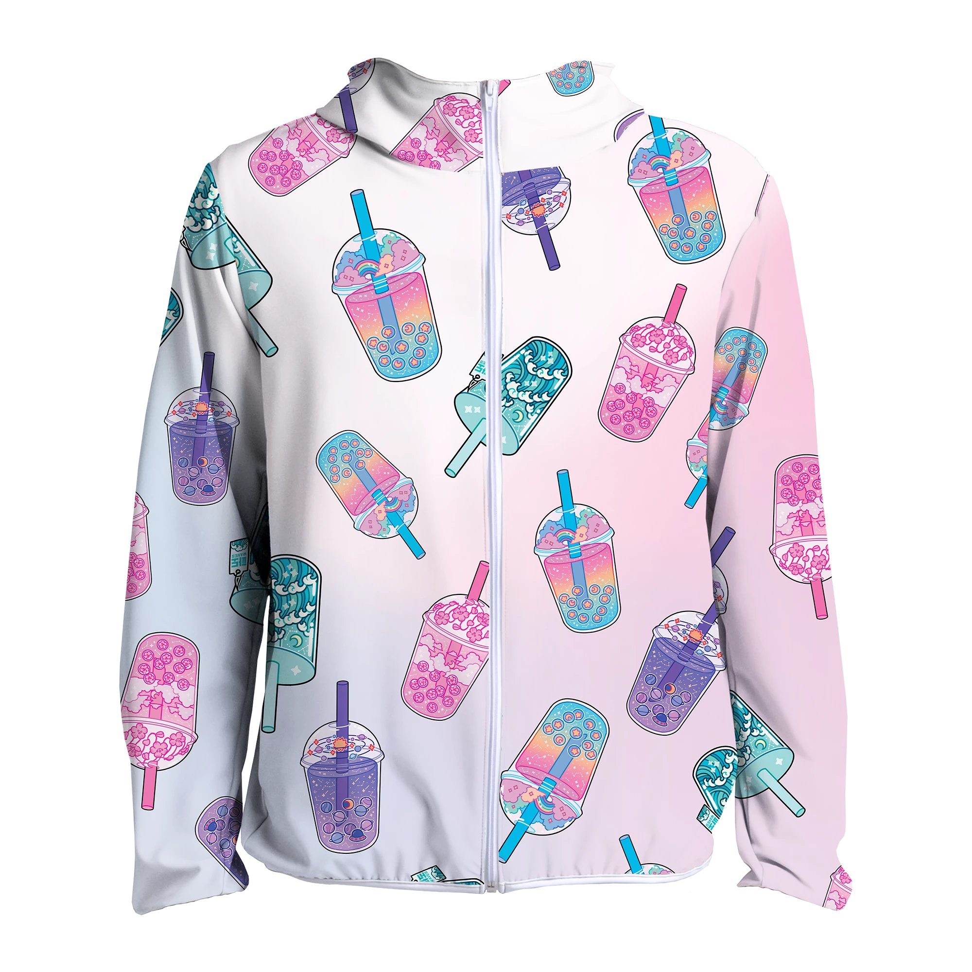 T6 Boba Tea Windbreaker 4 T6 Boba Tea Windbreaker - Image 4