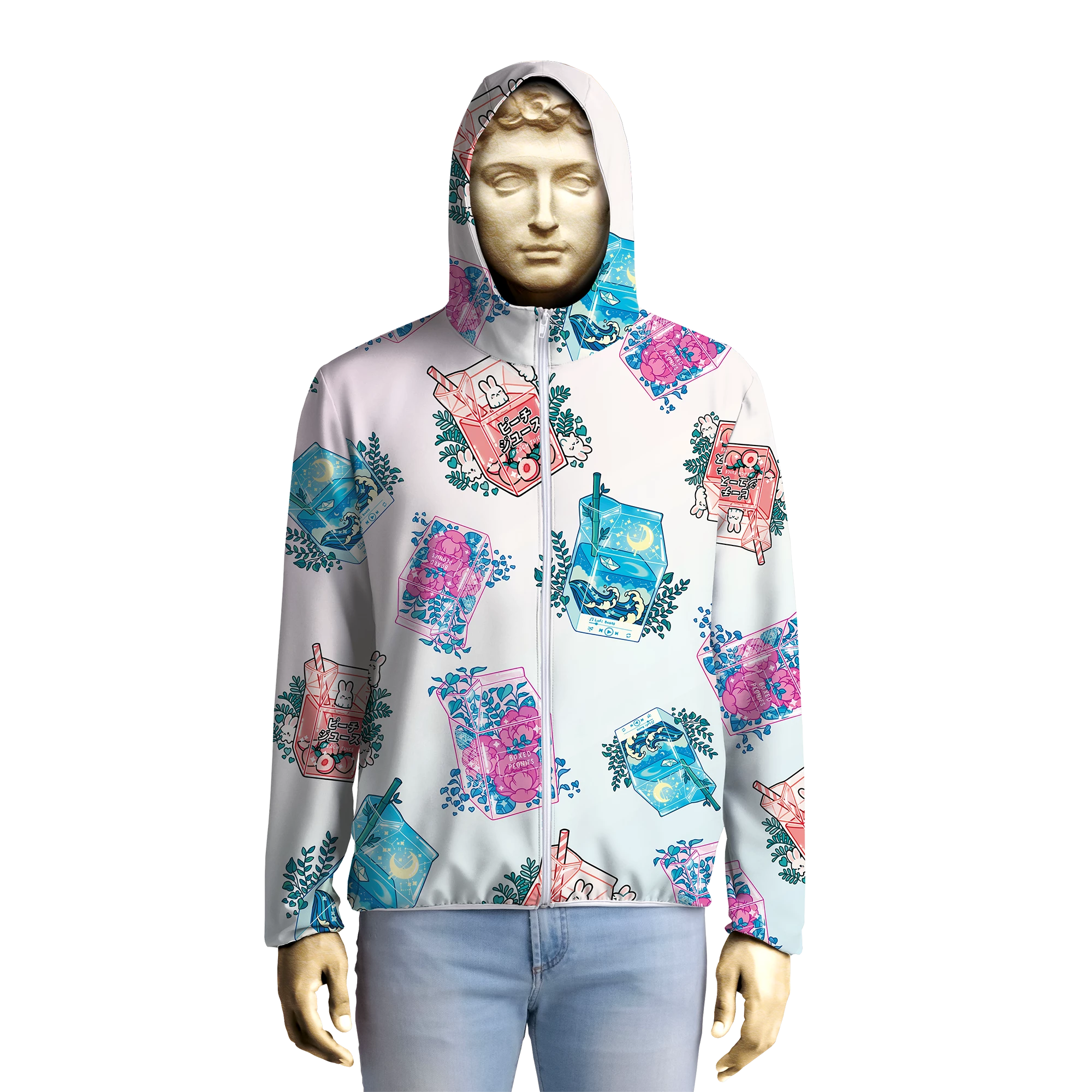 T6 Boxed Tea Windbreaker 1 T6 Boxed Tea Windbreaker