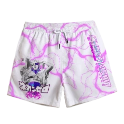T6 Cybervision Swim Trunks -T6 shop Cybervision Fuschia White Short SWIM