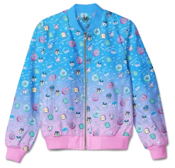 T6 Digital Pet Bomber Jacket