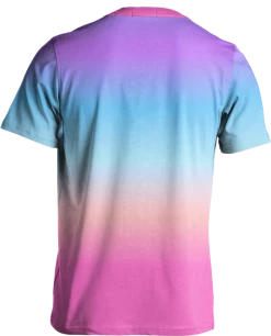T6 Pastel Atmosphere Tee 3 T6 Pastel Atmosphere Tee -T6 shop Esthetics Plaza Tshirt Back Mockup