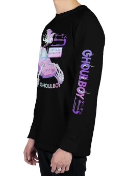 T6 Ghoulboy Long Sleeve Tee -T6 shop GhoulBoy side blk