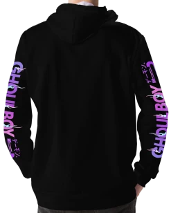T6 Ghoulboy Hoodie -T6 shop Ghoulboy hoodie back blk