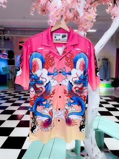 AOP Breathing Fire Hawaiian Shirt