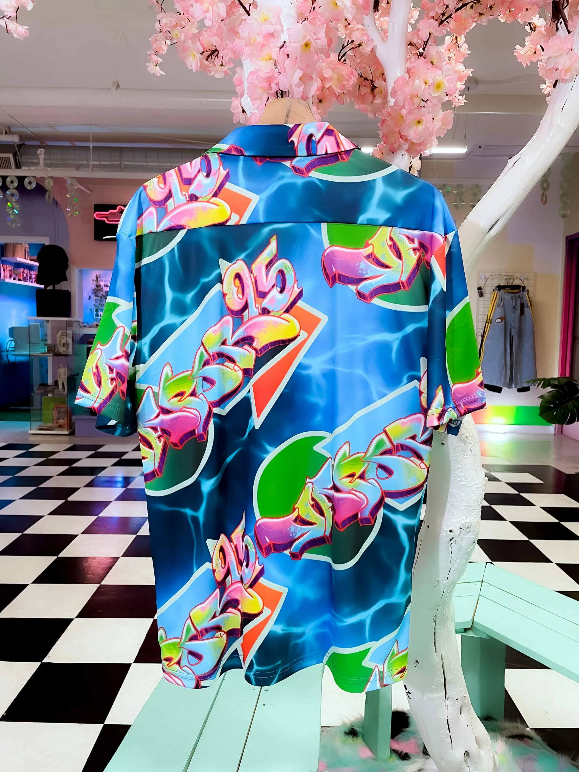 AOP Deep End Hawaiian Shirt 2 AOP Deep End Hawaiian Shirt - Image 2