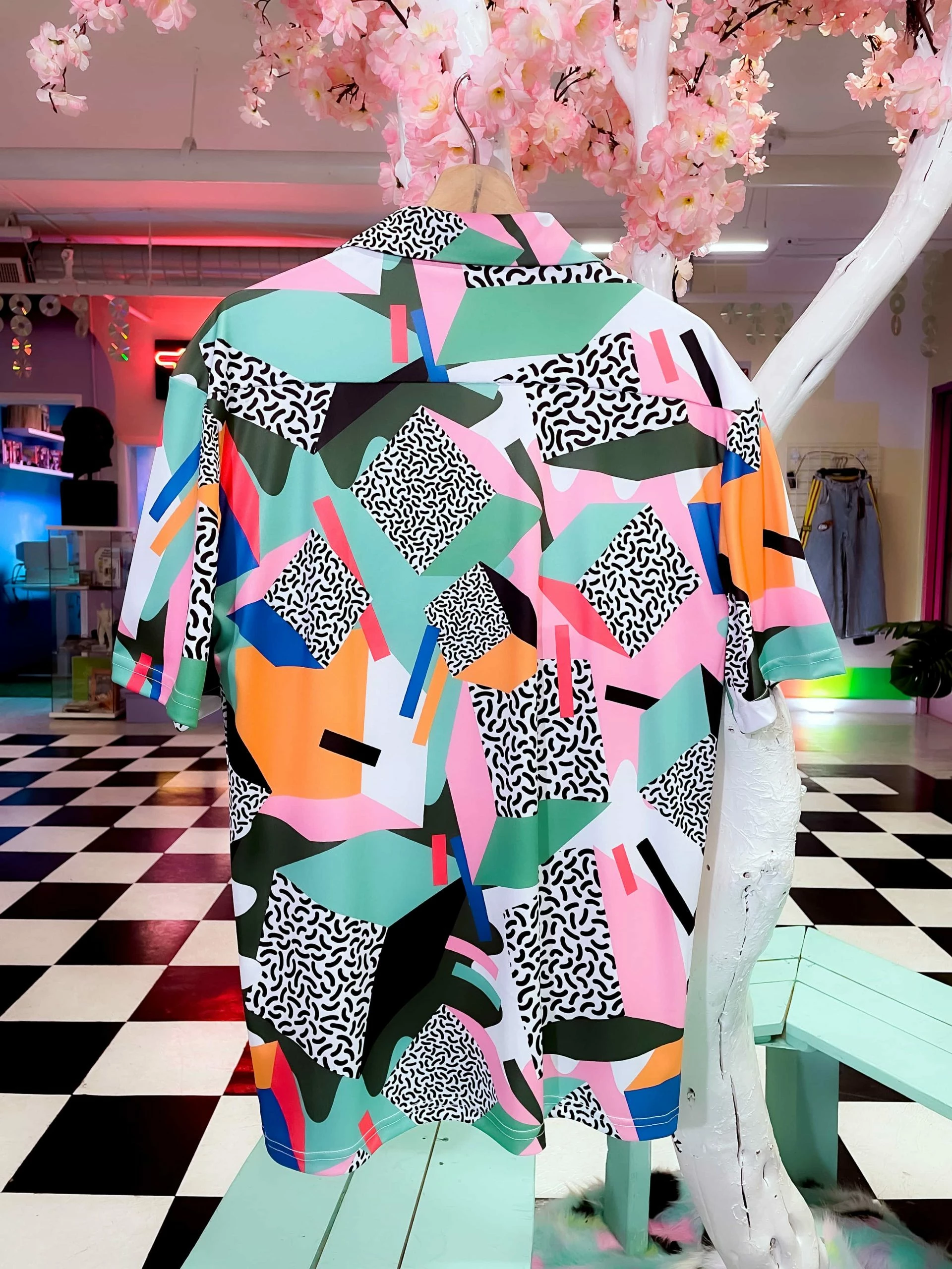 AOP Friendly Neighbor Hawaiian Shirt Clearance 2 AOP Friendly Neighbor Hawaiian Shirt Clearance - Image 2