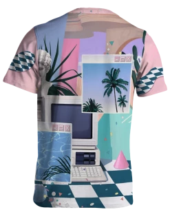 T6 In A World Tee -T6 shop InAWorldTeeShirt MockupBack blank