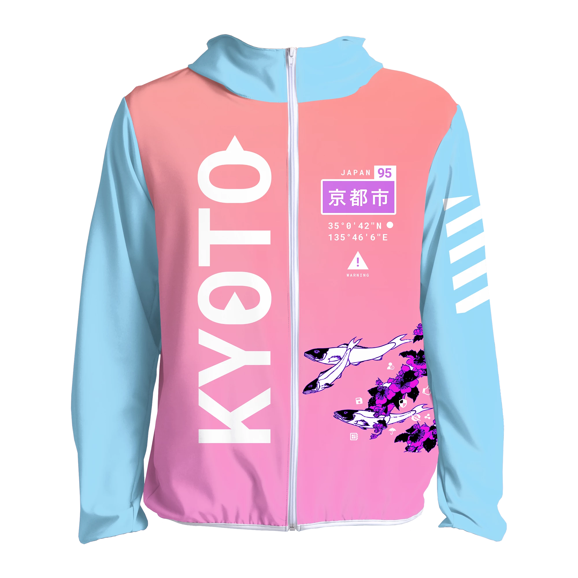 T6 Kyoto Koi Windbreaker 4 T6 Kyoto Koi Windbreaker - Image 4