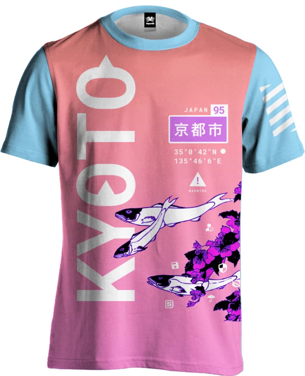 T6 Kyoto Koi Tee 2 T6 Kyoto Koi Tee - Image 2