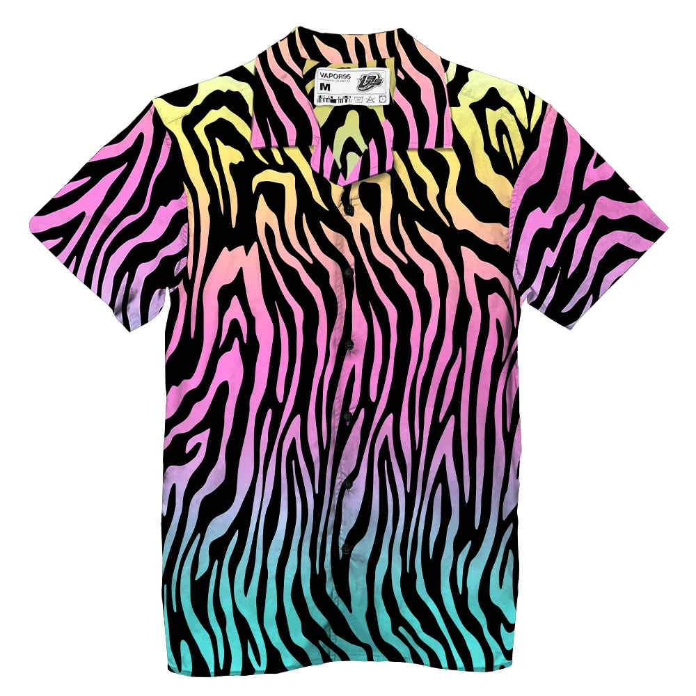 AOP Neon Predator Hawaiian Shirt 3 AOP Neon Predator Hawaiian Shirt - Image 3