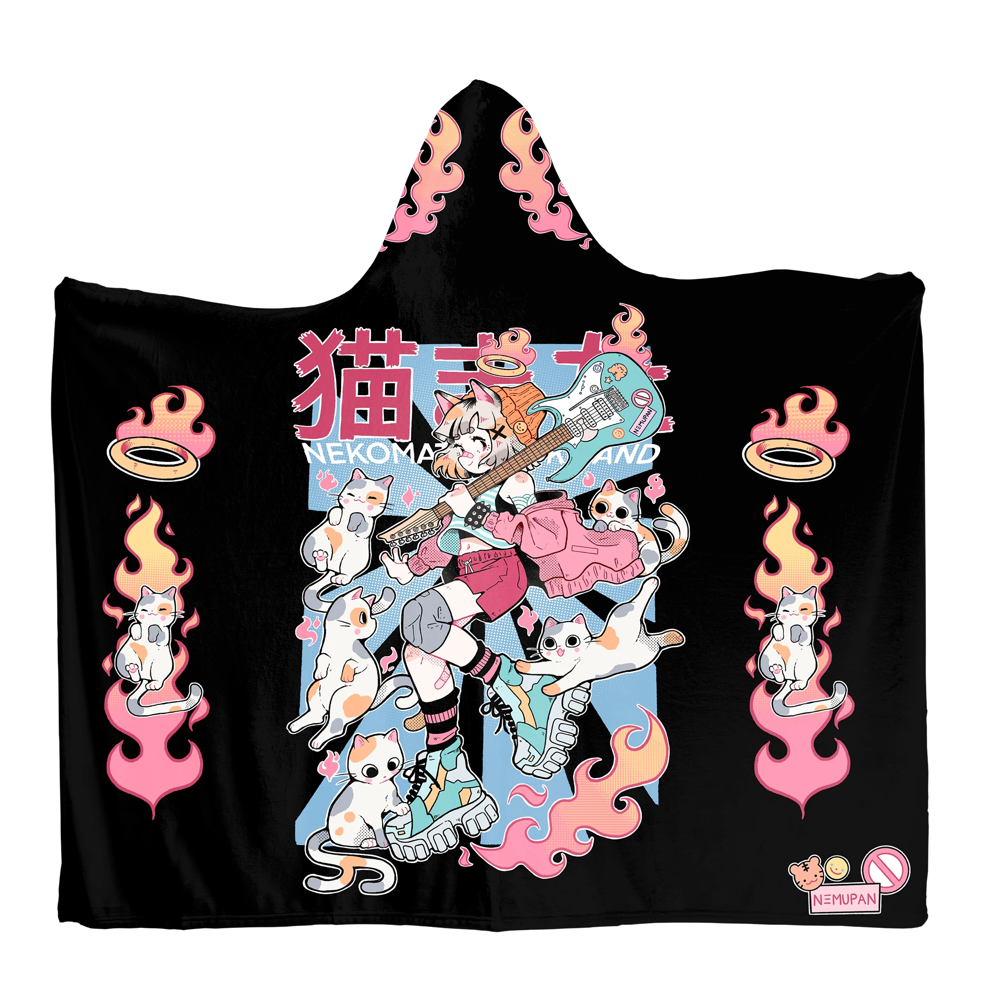 T6 Nekomata Hooded Blanket 4 T6 Nekomata Hooded Blanket - Image 4