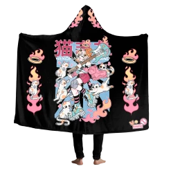 T6 Nekomata Hooded Blanket