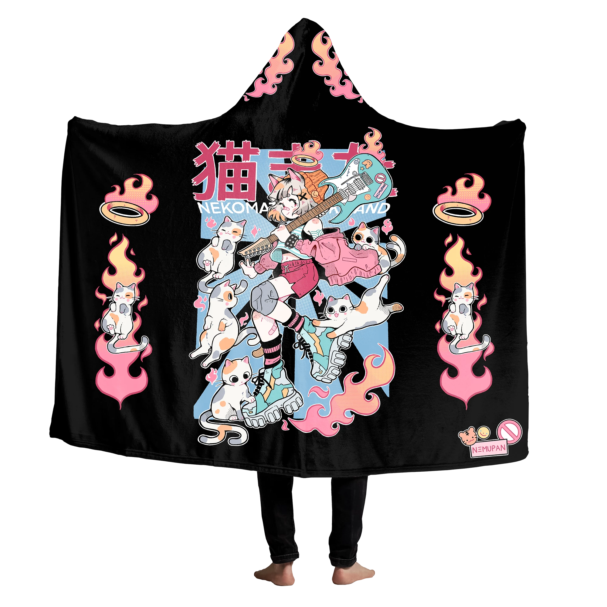 T6 Nekomata Hooded Blanket 1 T6 Nekomata Hooded Blanket