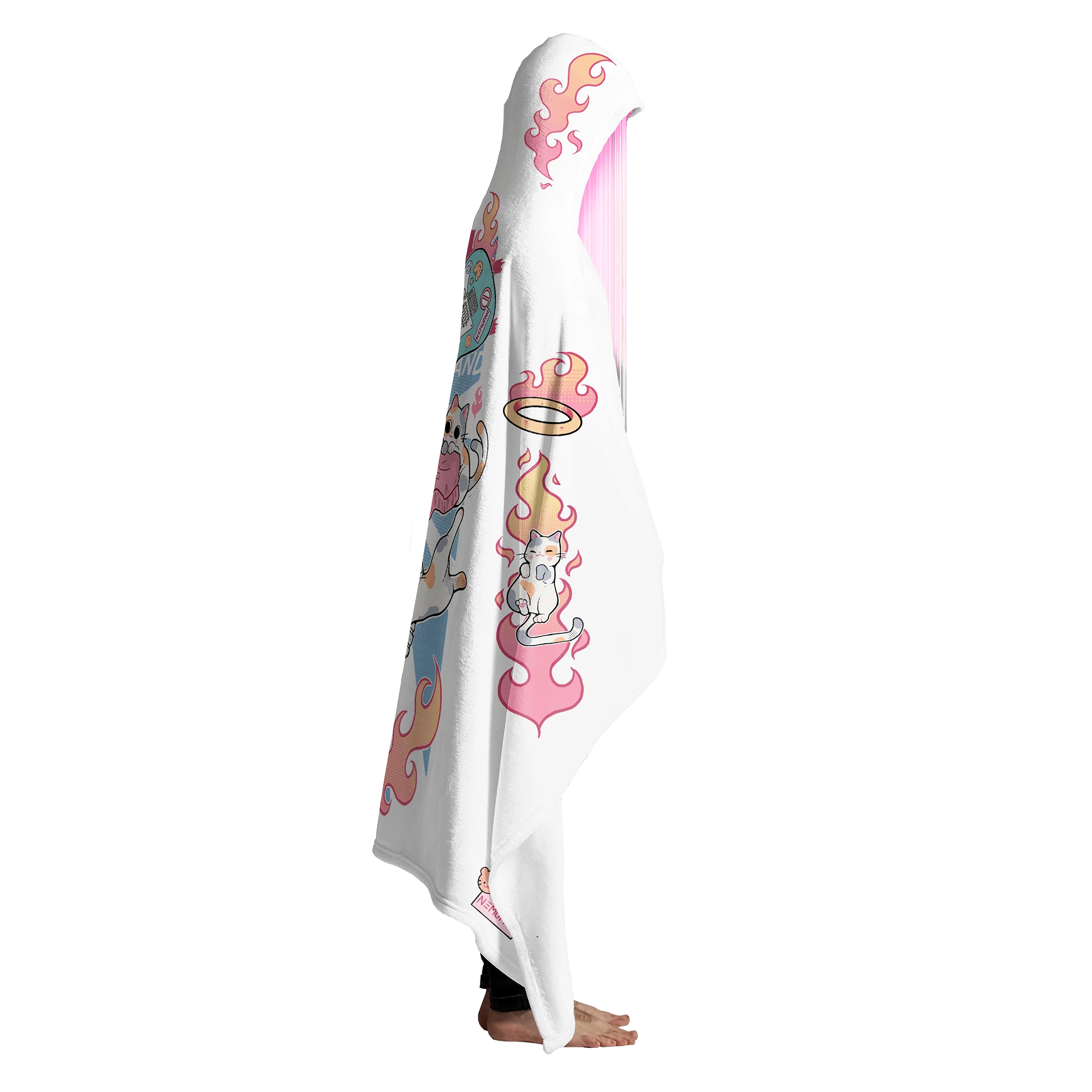 T6 Nekomata Hooded Blanket 6 T6 Nekomata Hooded Blanket - Image 6