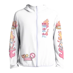 T6 Nekomata Windbreaker 15 T6 Nekomata Windbreaker -T6 shop NekomataWHTWindbreaker 1