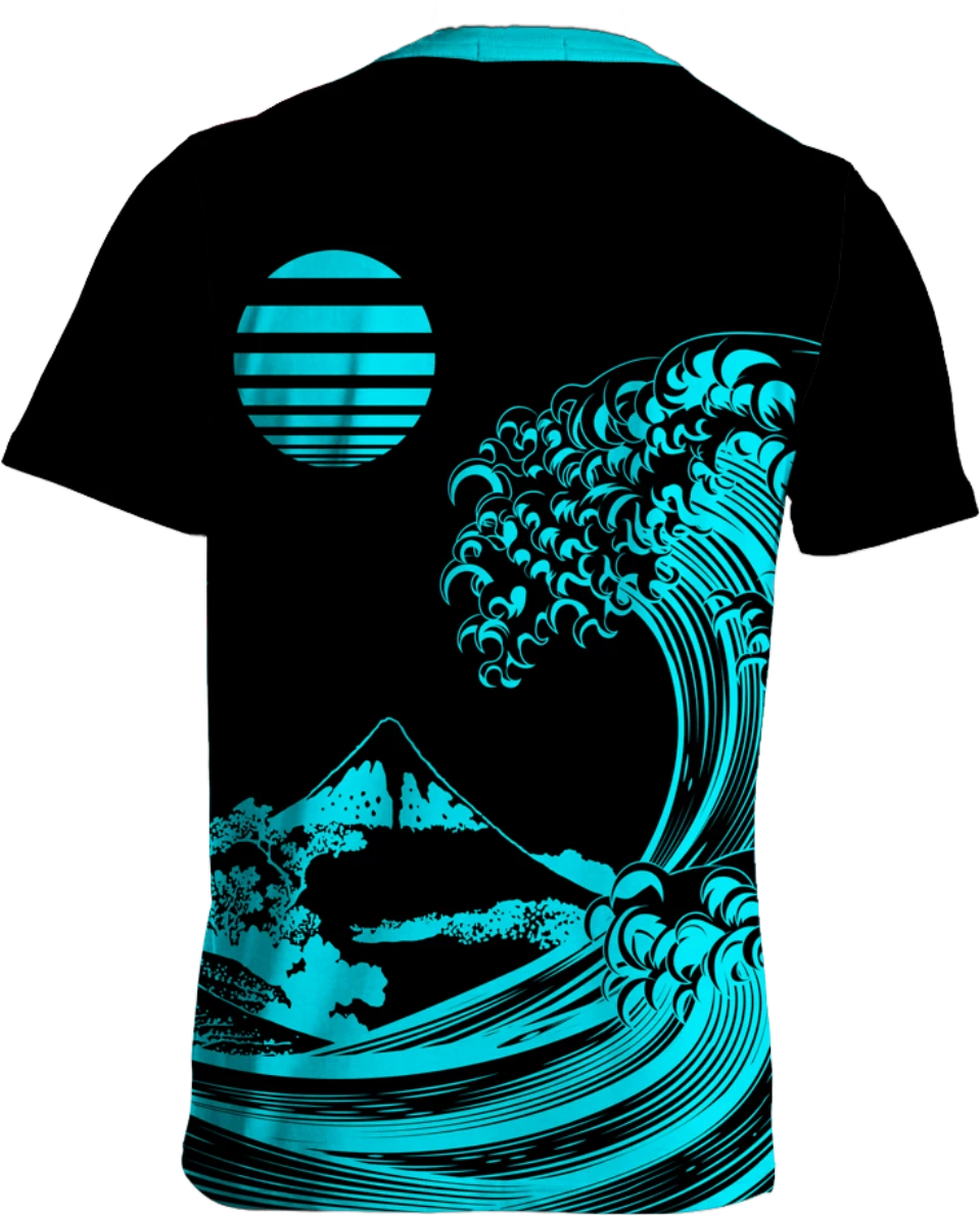 T6 Fluorescent Wave Tee 4 T6 Fluorescent Wave Tee - Image 4