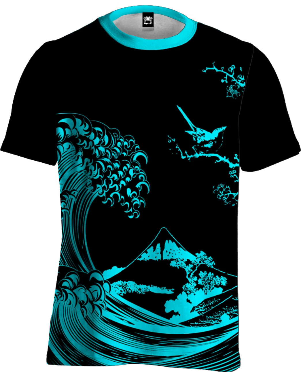 T6 Fluorescent Wave Tee 3 T6 Fluorescent Wave Tee - Image 3