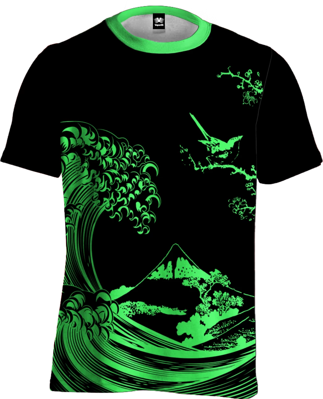 T6 Fluorescent Wave Tee 5 T6 Fluorescent Wave Tee - Image 5