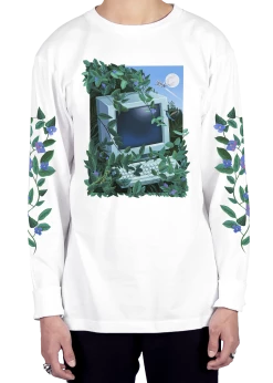 T6 Old Is New Long Sleeve Tee 11 T6 Old Is New Long Sleeve Tee -T6 shop OldIsNew lstee wht