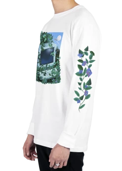 T6 Old Is New Long Sleeve Tee 12 T6 Old Is New Long Sleeve Tee -T6 shop OldIsNew lstee wht side
