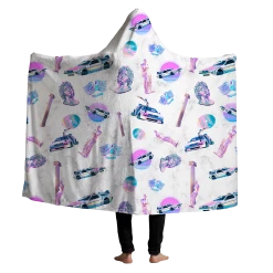 T6 Paradise Awaits Hooded Blanket