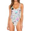 T6 Pool Dad High Legged One Piece Swimsuit