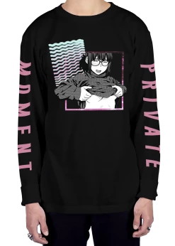 T6 Private Moment Long Sleeve Tee 13 T6 Private Moment Long Sleeve Tee -T6 shop PrivateMoment front blk