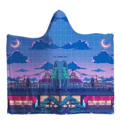 T6 Ramen Village Hooded Blanket 7 T6 Ramen Village Hooded Blanket -T6 shop RamenVilalgeHoodedBlanket