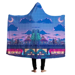 T6 Ramen Village Hooded Blanket