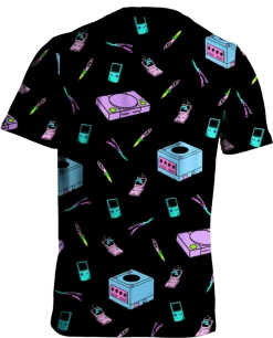 T6 Cloak & Dagger Tee -T6 shop Random Black Shirt Mockup Back