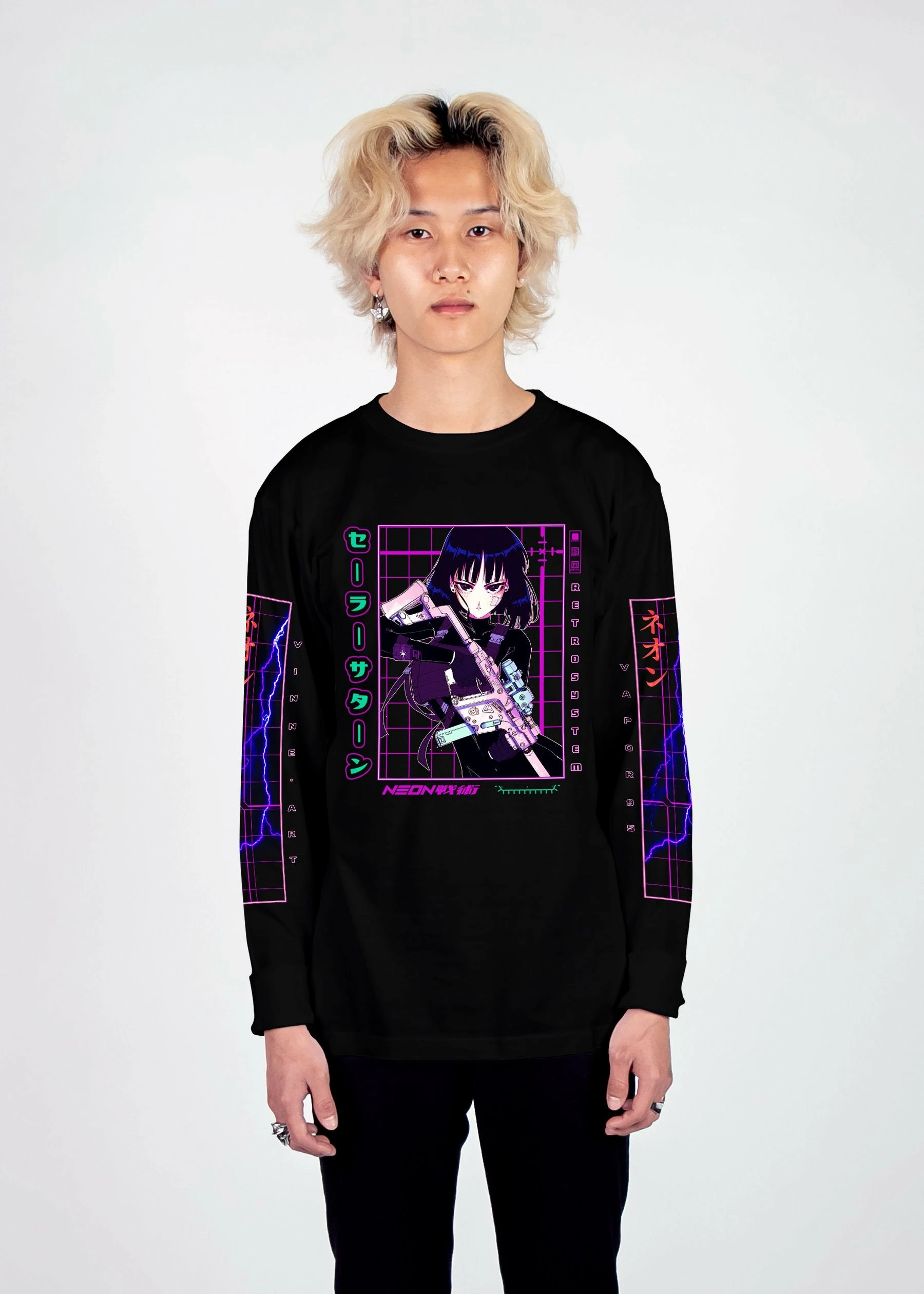 T6 Sailor Saturn Long Sleeve Tee 8 T6 Sailor Saturn Long Sleeve Tee - Image 8