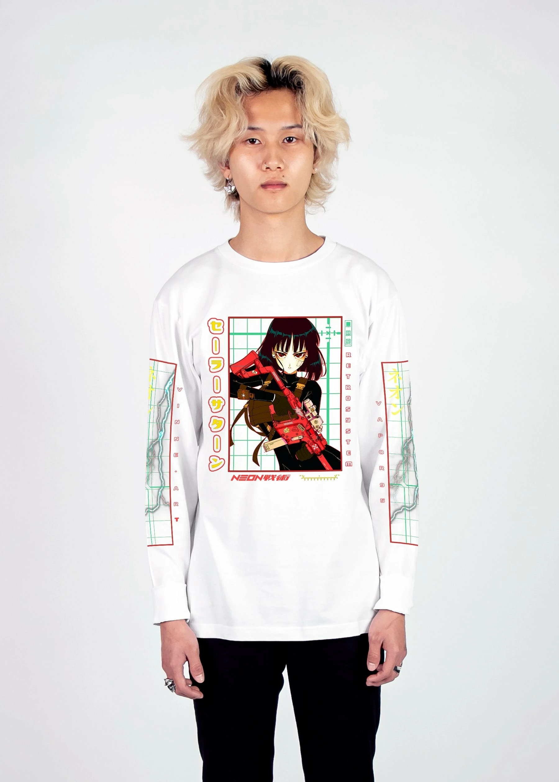 T6 Sailor Saturn Long Sleeve Tee 1 T6 Sailor Saturn Long Sleeve Tee
