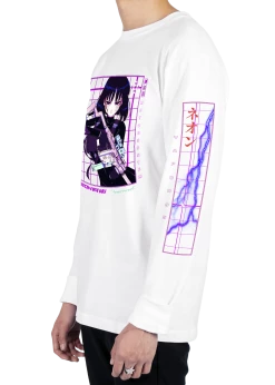 T6 Sailor Saturn Long Sleeve Tee 28 T6 Sailor Saturn Long Sleeve Tee -T6 shop SailorSaturn purple side wht