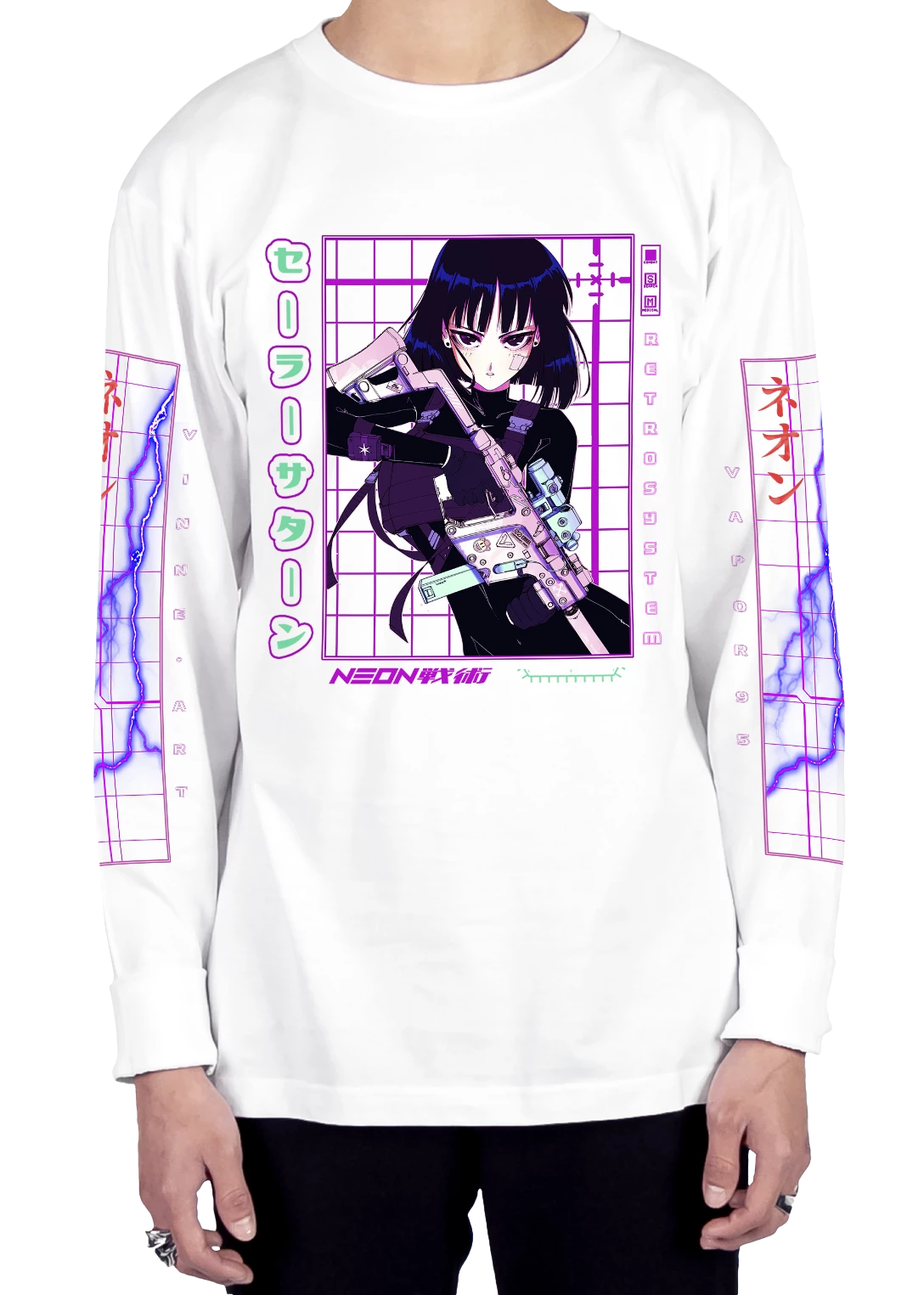 T6 Sailor Saturn Long Sleeve Tee 5 T6 Sailor Saturn Long Sleeve Tee - Image 5