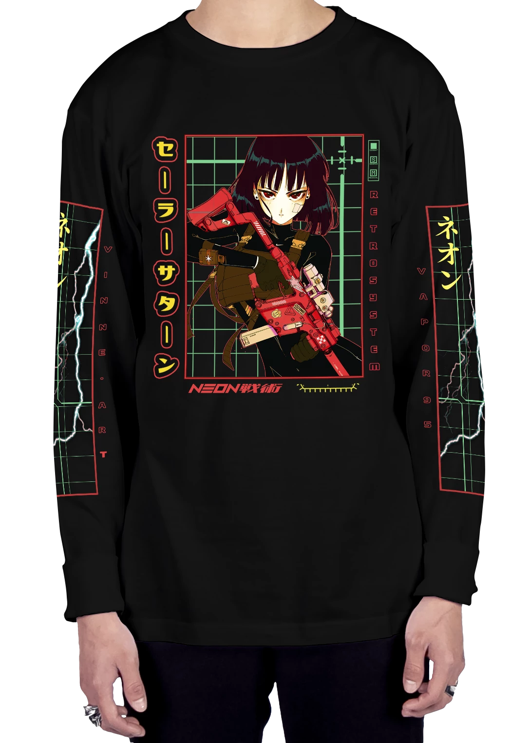 T6 Sailor Saturn Long Sleeve Tee 6 T6 Sailor Saturn Long Sleeve Tee - Image 6