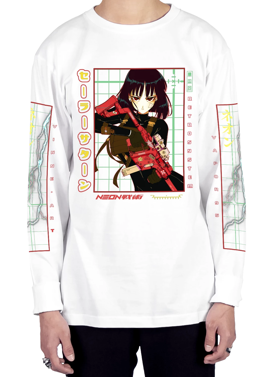 T6 Sailor Saturn Long Sleeve Tee 7 T6 Sailor Saturn Long Sleeve Tee - Image 7