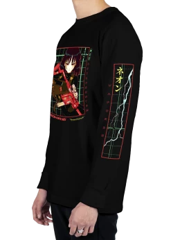 T6 Sailor Saturn Long Sleeve Tee 29 T6 Sailor Saturn Long Sleeve Tee -T6 shop SailorSaturn side red blk
