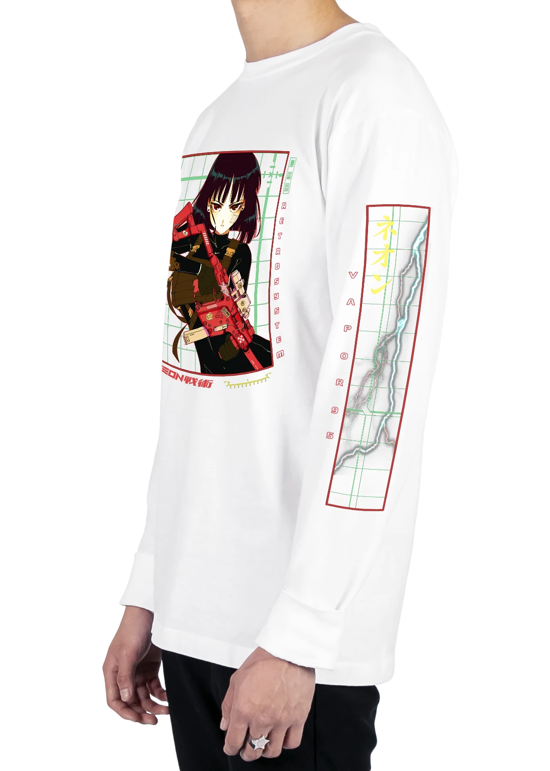 T6 Sailor Saturn Long Sleeve Tee 14 T6 Sailor Saturn Long Sleeve Tee - Image 14