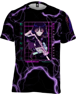 T6 Sailor Saturn Tee 5 T6 Sailor Saturn Tee -T6 shop Sailor Saturn Purple Mockup TShirt Front
