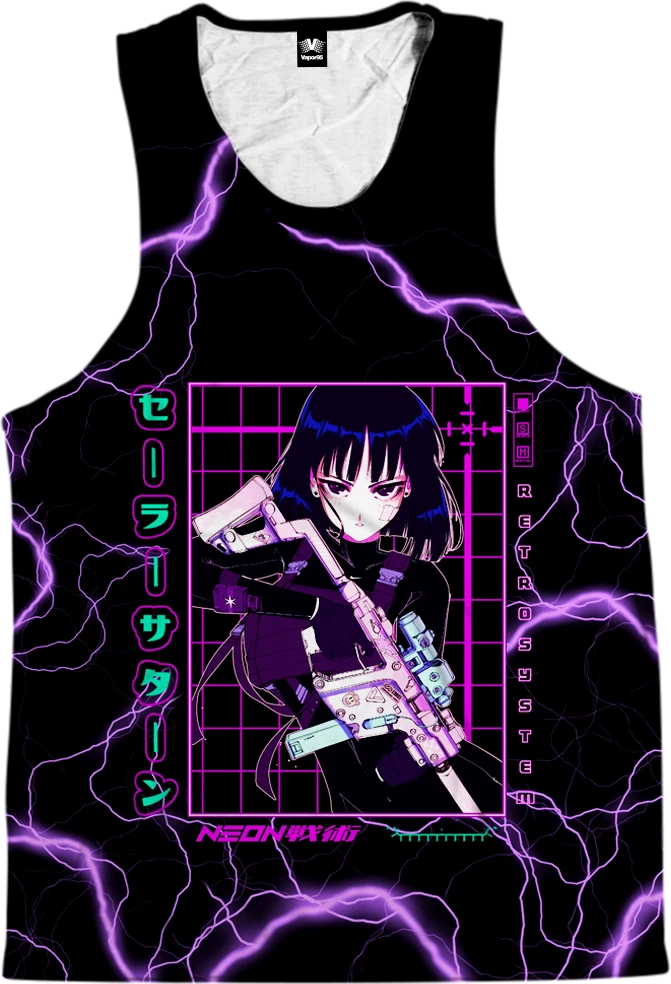 T6 Sailor Saturn Tank Top 2 T6 Sailor Saturn Tank Top - Image 2