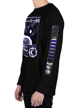 T6 Star Surfer Long Sleeve Tee -T6 shop StarSurfer side blk