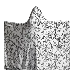 T6 Tight Spaces Hooded Blanket -T6 shop TightSpacesHoodedBlanket