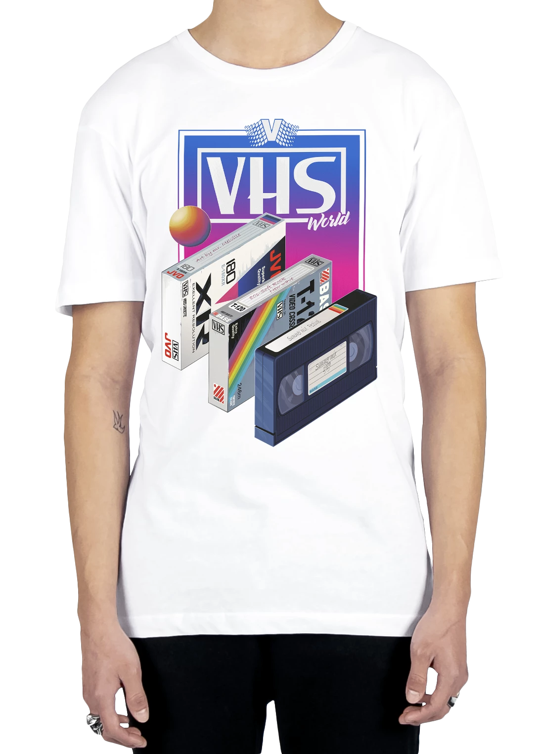 T6 VHS World Tee 2 T6 VHS World Tee - Image 2