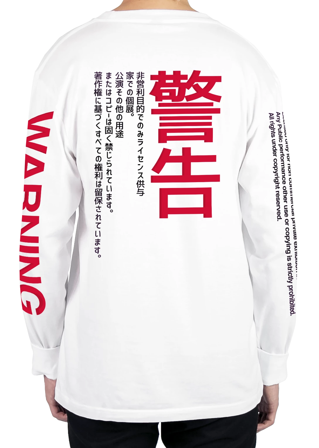 T6 WARNING! Long Sleeve Tee 7 T6 WARNING! Long Sleeve Tee - Image 7