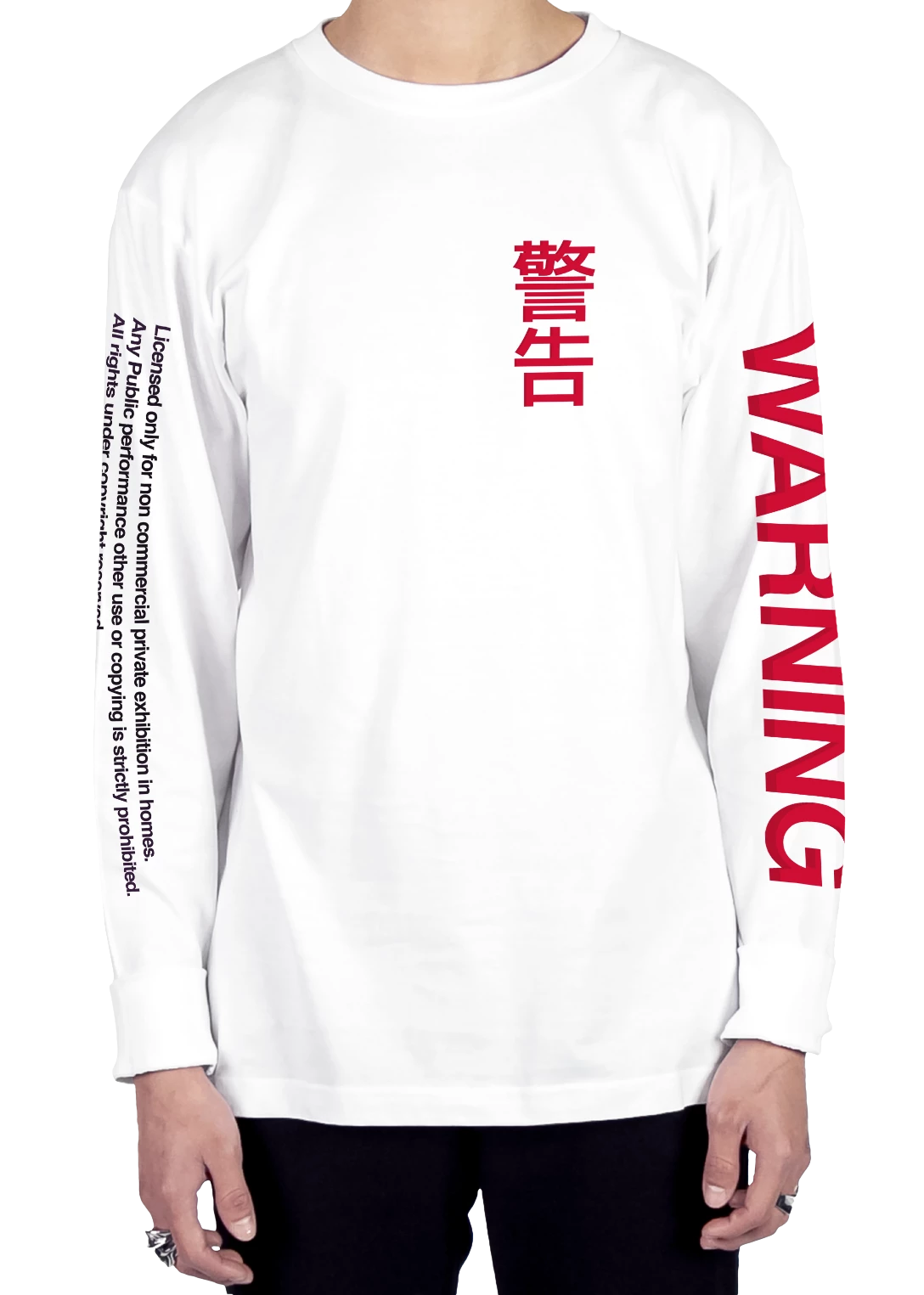 T6 WARNING! Long Sleeve Tee 6 T6 WARNING! Long Sleeve Tee - Image 6