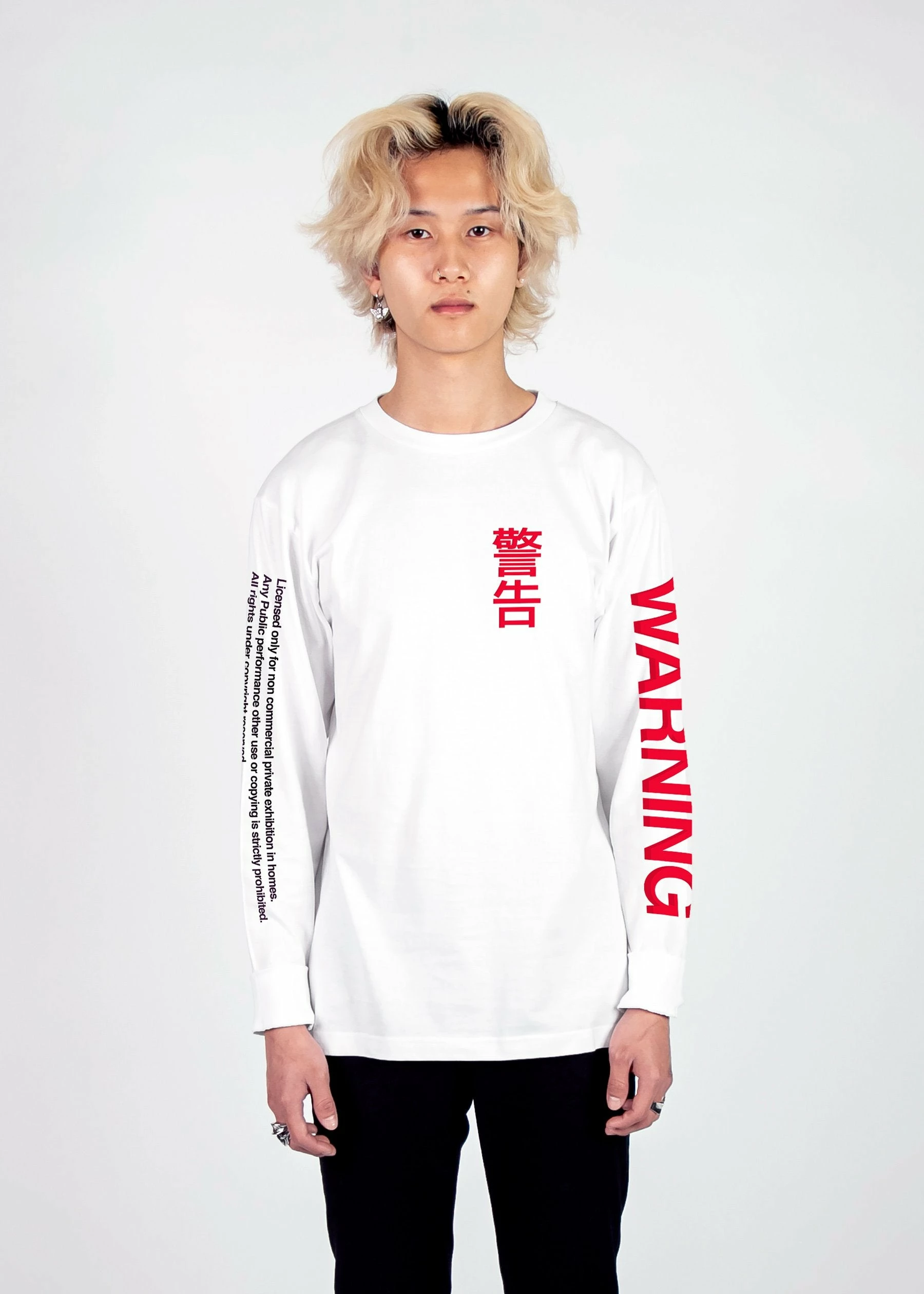 T6 WARNING! Long Sleeve Tee 8 T6 WARNING! Long Sleeve Tee - Image 8