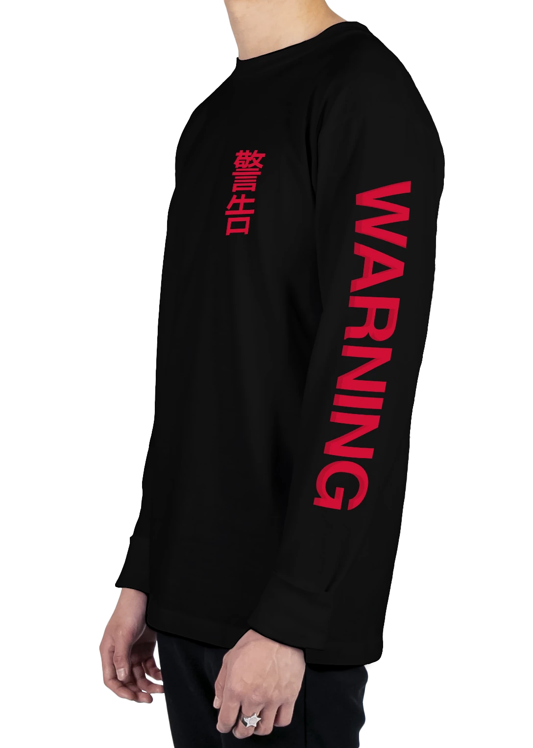 T6 WARNING! Long Sleeve Tee 5 T6 WARNING! Long Sleeve Tee - Image 5
