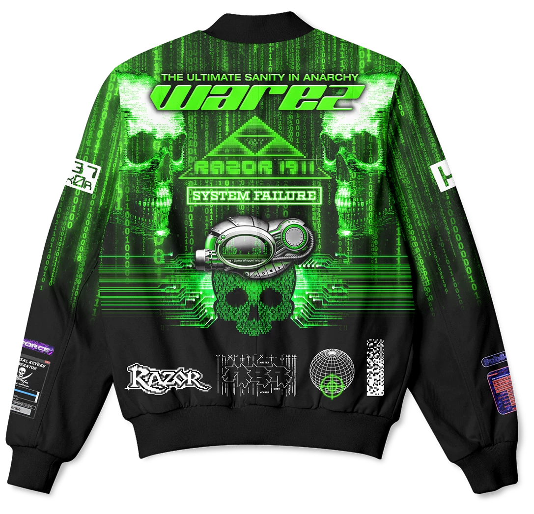 T6 Warez Net Bomber Jacket 2 T6 Warez Net Bomber Jacket - Image 2