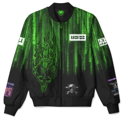 T6 Warez Net Bomber Jacket